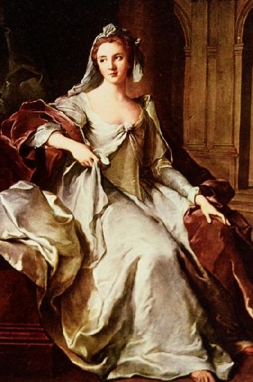 Jjean-Marc nattier Madame Henriette de France as a Vestal Virgin oil painting image